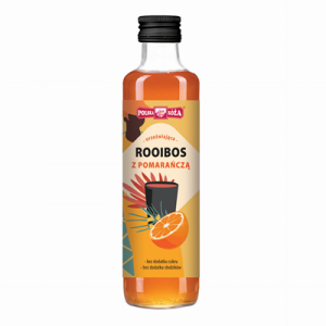POLSKA RÓŻA   Herbata Rooibos z pomarańczą 250ml