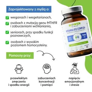 Biowen   Witamina B12 Complex+   60 kaps.