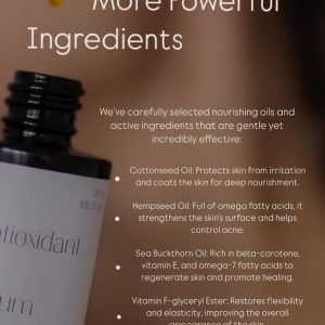 Nadura Cosmetics   Antyoksydacyjne serum do twarzy  30 ml