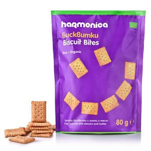 Harmonica  Bio Mini Herbatniki Maślane   80 g   04.26