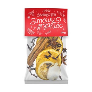 Dary Natury  Bio  Mieszanka  Liofilizowana do herbaty i napojów  ,, Zimowy Grzaniec ”   20 g