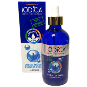 IODICA Naturalny koncentrat jodu 240ml butelka szklana + pipeta