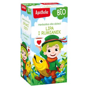 Apotheke  Bio Herbatka dla dzieci   Lipa – Rumianek – Mięta  20 szt