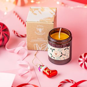 Pasieki  Sadowskich   Świeca z wosku pszczelego 120 ml