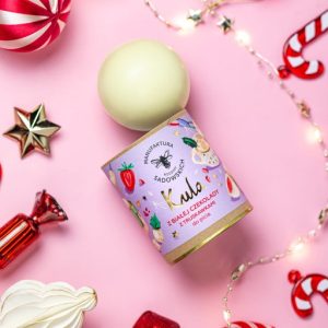 Pasieki  Sadowskich   Kula z białej czekolady z truskawkami  45 g     09.2026