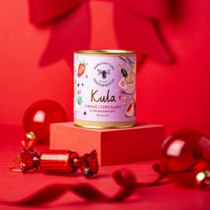 Pasieki  Sadowskich   Kula z białej czekolady z truskawkami  45 g     09.2026