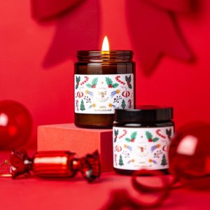 Pasieki  Sadowskich   Świeca z wosku pszczelego 120 ml