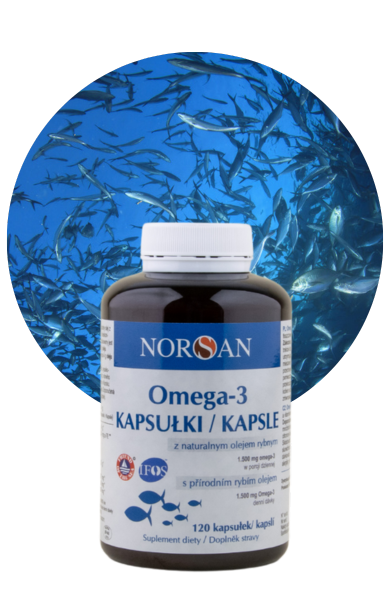 Norsan Omega 3 Olej Omega w kapsułkach 120 kaps.