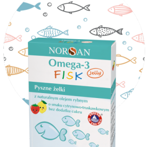 Norsan  Omega-3 FISK Jelly żelki omega 3  45szt