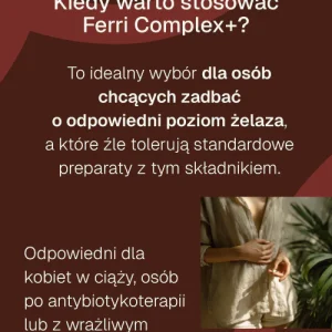 Biowen   Żelazo Ferri Complex +  Wsparcie  gospodarki żelaza i ferrytyny  60 kaps.
