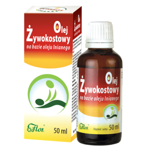 Flos  Olej żywokostowy na bazie oleju lnianego 50ml