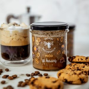 Pasieki  Sadowskich   Miód wielokwiatowy z kawą  430 g