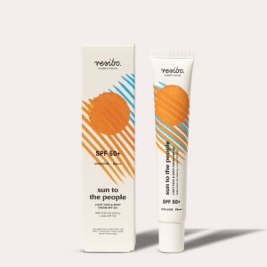 Resibo  Sun to the People Lekki krem do twarzy i ciała dla dzieci i dorosłych   SPF 50+   50 ml