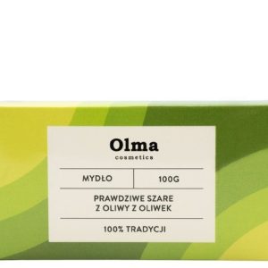 OLMA COSMETICS Mydło prawdziwe szare z oliwy z oliwek 100g