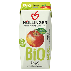Hollinger  Bio  Sok jabłkowy  ,bez dodatku cukrów  200ml