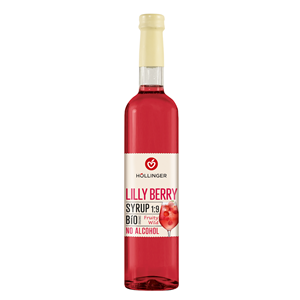 Hollinger   Bio Syrop do napoi i drinków Lilly Berry  500 ml