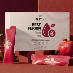 Best Lab  BestFerrin Wspiera utrzymanie odpowiedniej gospodarki żelaza  30 saszetek