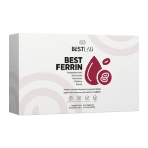 Best Lab  BestFerrin Wspiera utrzymanie odpowiedniej gospodarki żelaza  30 saszetek