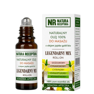 Natura Receptura    Olej do masażu legendarny mix z olejem jojoba roll-on 10ml