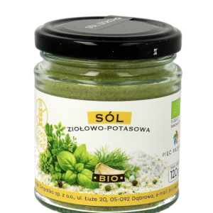 PIĘĆ PRZEMIAN  Sól ziołowo-potasowa bezglutenowa BIO 120g