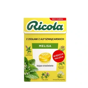Ricola  Szwajcarskie cukierki ziołowe  Melisa  40 g