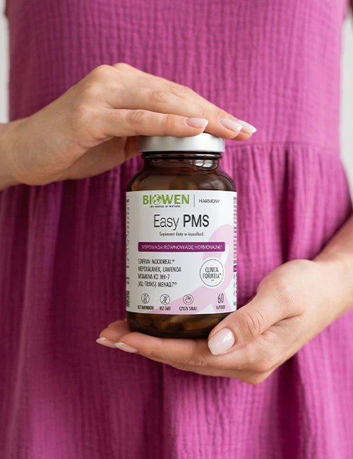 Biowen Easy PMS - wspomaga równowagę hormonalną 60 kaps - Image 2