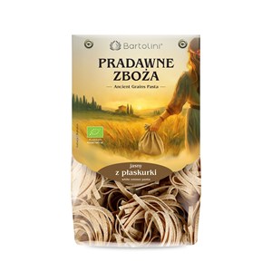 Bartolini  Bio  Makaron z płaskurki jasny  Gniazda  Pradawne Zboża 250 g