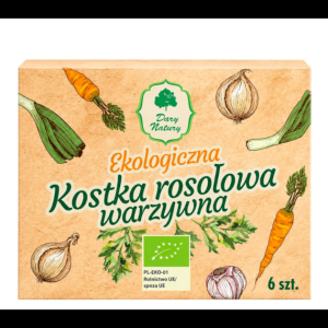 Dary Natury  Kostka rosołowa warzywna  Bio 6*10g
