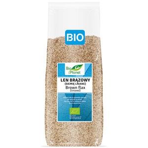 Bio Planet  Len Brązowy Siemię Lniane  Bio  1 kg