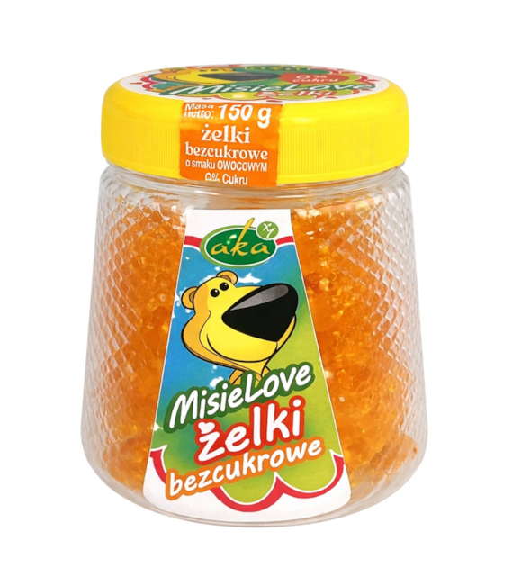 Aka Żelki bezcukrowe MisieLove o smaku owocowym 150g