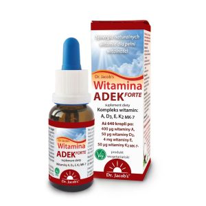 Dr Jacobs  Witamina  ADEK Forte    Suplement diety w kroplach  20 ml