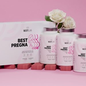 Best Lab    BestPregna   Suplement diety wspierający codzienną dietę kobiet w ciąży  3*120 kaps .