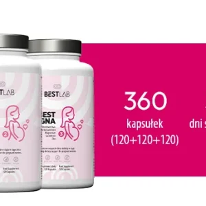 Best Lab    BestPregna   Suplement diety wspierający codzienną dietę kobiet w ciąży  3*120 kaps .