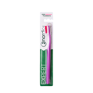 Nordics  Szczoteczka do zębów   Expert Różowa 1 sztuka