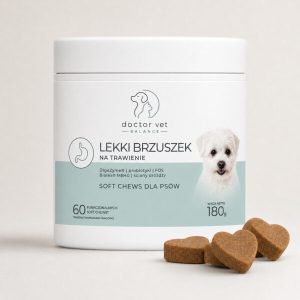 Doctor Vet Balance Na trawienie dla psa – lekki brzuszek  Kompleks dla zwierząt  60 szt