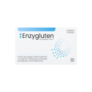 Norsa Pharma  Enzygluten  wsparcie rozkładu glutenu  60 kaps.