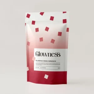 Glowness  Keto  Galaretka o smaku wiśniowym  bez dodatku cukru i sodzików   350g  (min. 50 porcji)