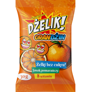 Starpharma  DŻELIK! ORANDŻIN żelki bez cukru o smaku pomarańczowym 30g