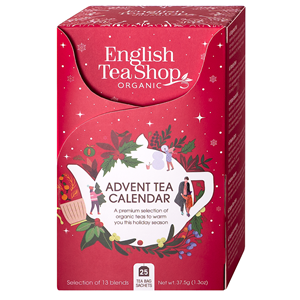 English Tea Shop  Kalendarz adwentowy z herbatami Mix smaków Bio  25 szt